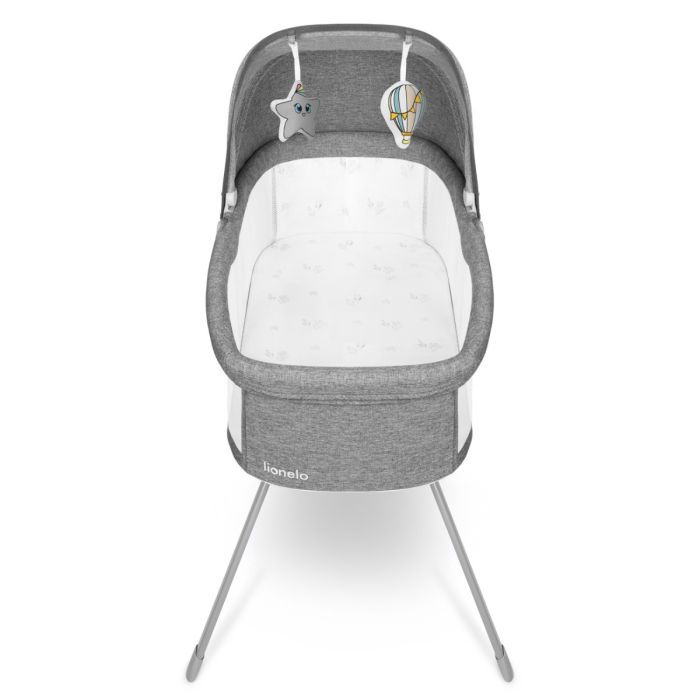 Кроватка Lionelo приставная Malin Grey Stone (LO-MALIN GREY STONE) изображение 5