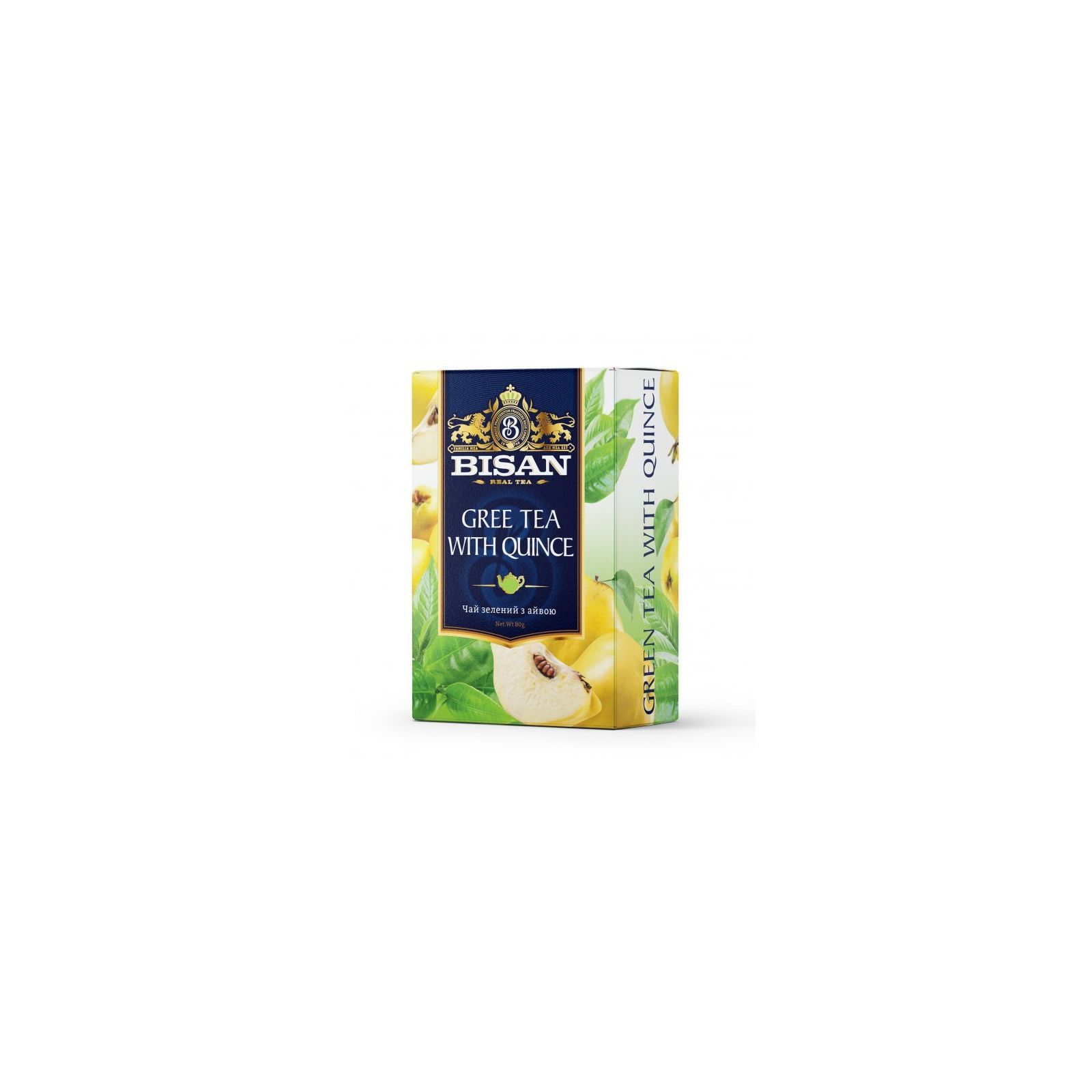 ᐈ Купити чай Bisan Green Tea With Quince 80 г (4820186122565) в Києві ...