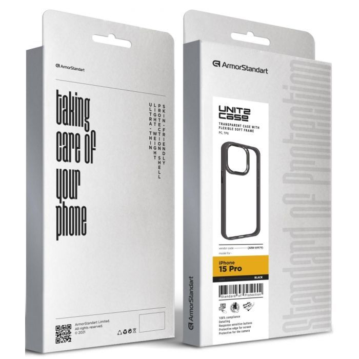Чехол для мобильного телефона Armorstandart UNIT2 Apple iPhone 15 Pro White (ARM69980) изображение 5