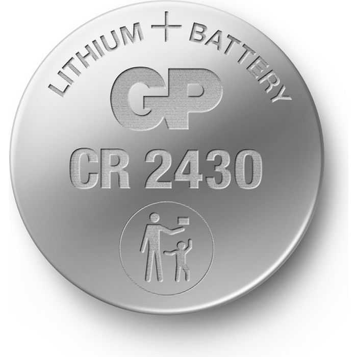 Батарейка Gp CR2430 Lithium 3.0V * 1 (відривається) (CR2430-8U5 / 4891199001154) зображення 2