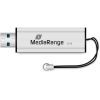 USB флеш накопитель Mediarange 32GB Black/Silver USB 3.0 (MR916) изображение 3