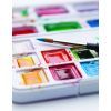 Акварельные краски Royal Talens Van Gogh Pocket box 12 кювет + кисточка, пластик (8712079341107) изображение 4