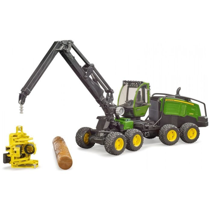 Спецтехніка Bruder Харвестер John Deere 1270G з 1 колодою (02135) зображення 10