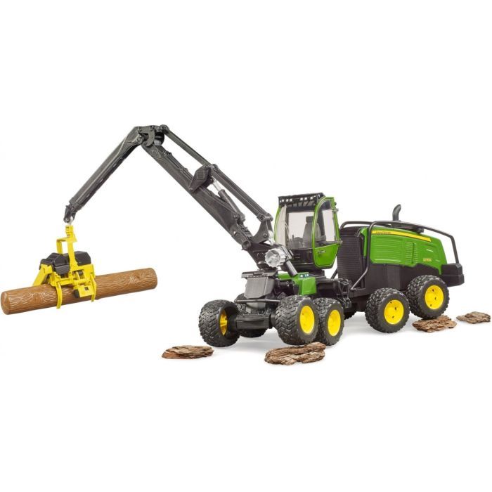 Спецтехніка Bruder Харвестер John Deere 1270G з 1 колодою (02135) зображення 2