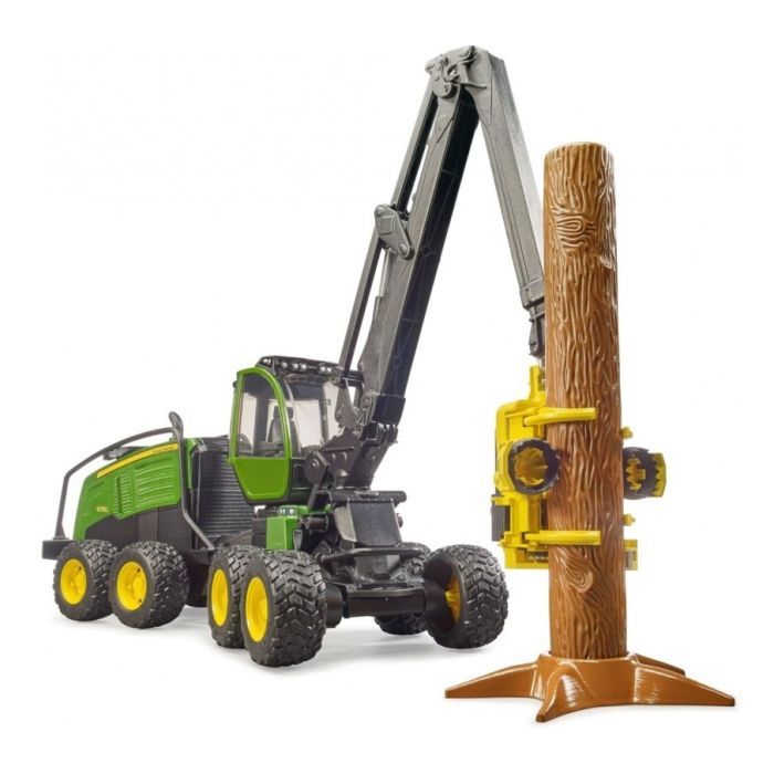 Спецтехніка Bruder Харвестер John Deere 1270G з 1 колодою (02135) зображення 6