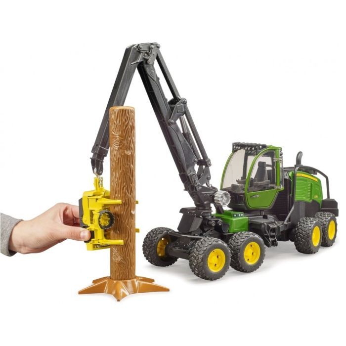 Спецтехніка Bruder Харвестер John Deere 1270G з 1 колодою (02135) зображення 7