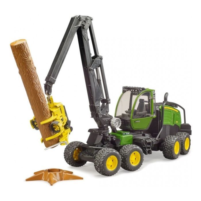 Спецтехніка Bruder Харвестер John Deere 1270G з 1 колодою (02135) зображення 8