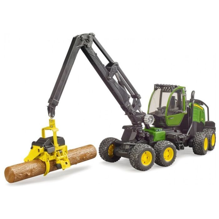 Спецтехніка Bruder Харвестер John Deere 1270G з 1 колодою (02135) зображення 9