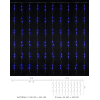 Гирлянда Delux Waterfall С 240LED 2х2 м синий/прозрачный IP20 (90018002) изображение 2