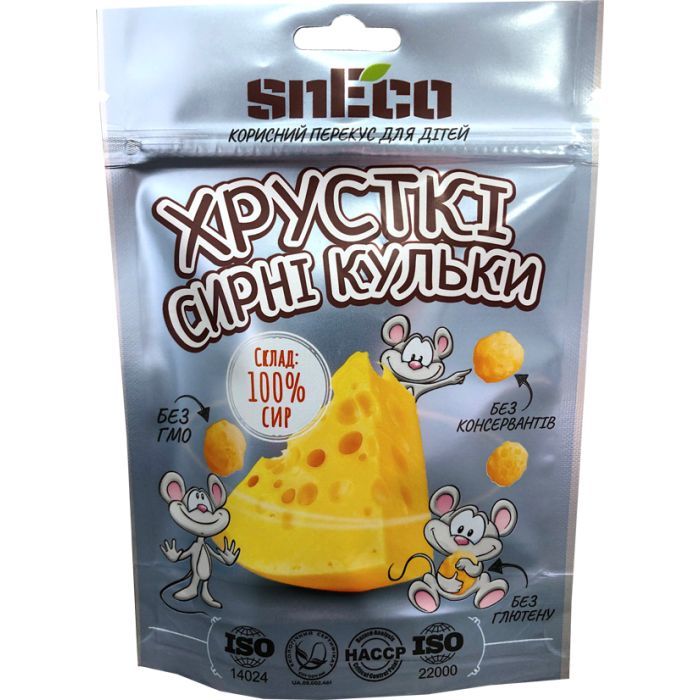 Сыр сушеный snEco Моцарелла "BLUE" 28 г (4823095805932)