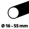 Прочисная машина Einhell TE-DA 18/760 Li-Solo, 18В PXC, 560об/мин, трос 7.6м, d7мм, 16-55мм (без АКБ и ЗУ) (4514160) изображение 9