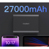 Батарея универсальная Choetech 27000mAh, PD/3.0/100W, USB-C*2/100+100W, USB-A*2/QC3.0/22.5W (B635-BK) изображение 6