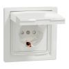 Розетка Schneider Electric ASFORA з кришкою IP44, біла (EPH3100321) изображение 2