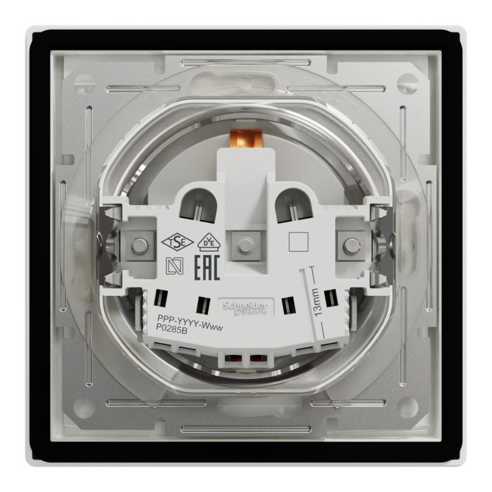 Розетка Schneider Electric ASFORA IP44, антрацит (EPH3100371) изображение 8