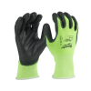 Защитные перчатки Milwaukee Hi-Vis Cut размер M/8, 12 пар (4932492914) изображение 2