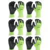 Защитные перчатки Milwaukee Hi-Vis Cut размер M/8, 12 пар (4932492914)