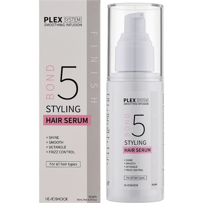 Сироватка для волосся Headshock Plex System Styling Serum №5 Для укладки 90 мл (5031413936063) зображення 2