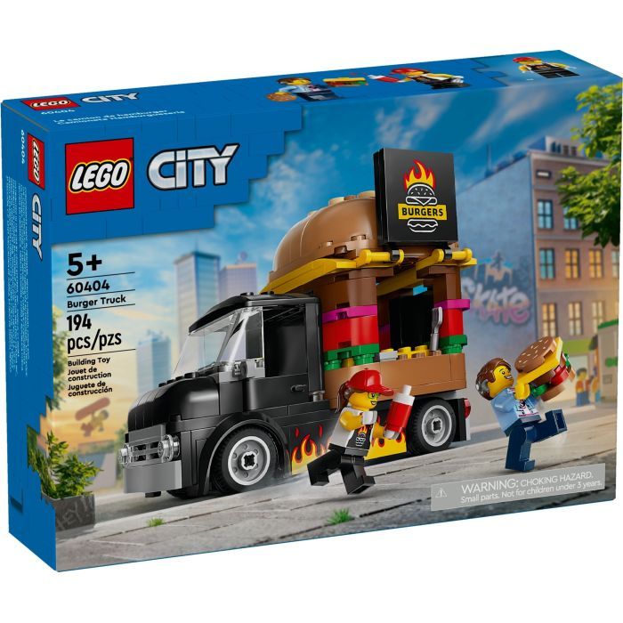 Конструктор LEGO City Грузовик с гамбургерами 194 деталей (60404)
