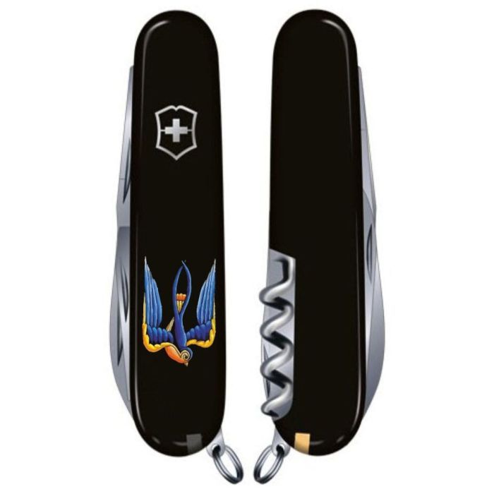 Нож Victorinox Climber Ukraine Тризуб-Ластівка (1.3703.3_T1230u) изображение 2