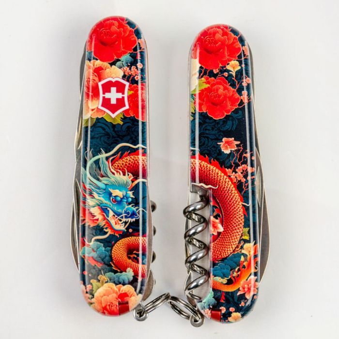 Нож Victorinox Huntsman Zodiac 91 мм Китайський дракон (1.3713_Z3200p) изображение 12