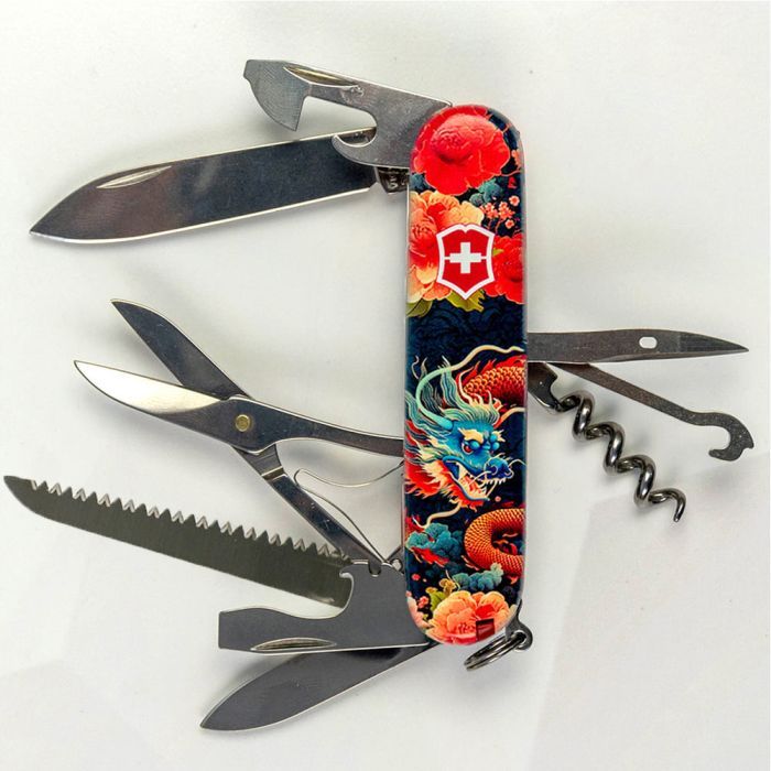 Нож Victorinox Huntsman Zodiac 91 мм Китайський дракон (1.3713_Z3200p) изображение 3