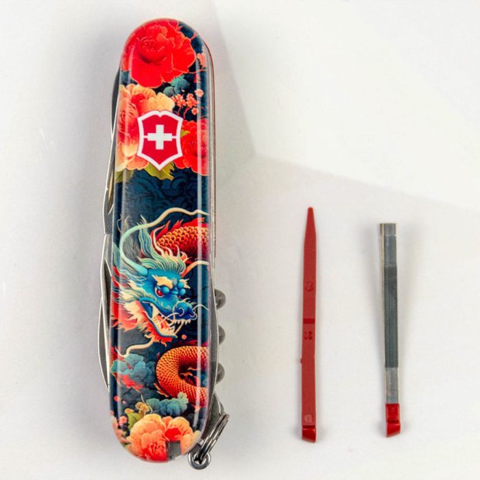 Нож Victorinox Huntsman Zodiac 91 мм Китайський дракон (1.3713_Z3200p) изображение 4