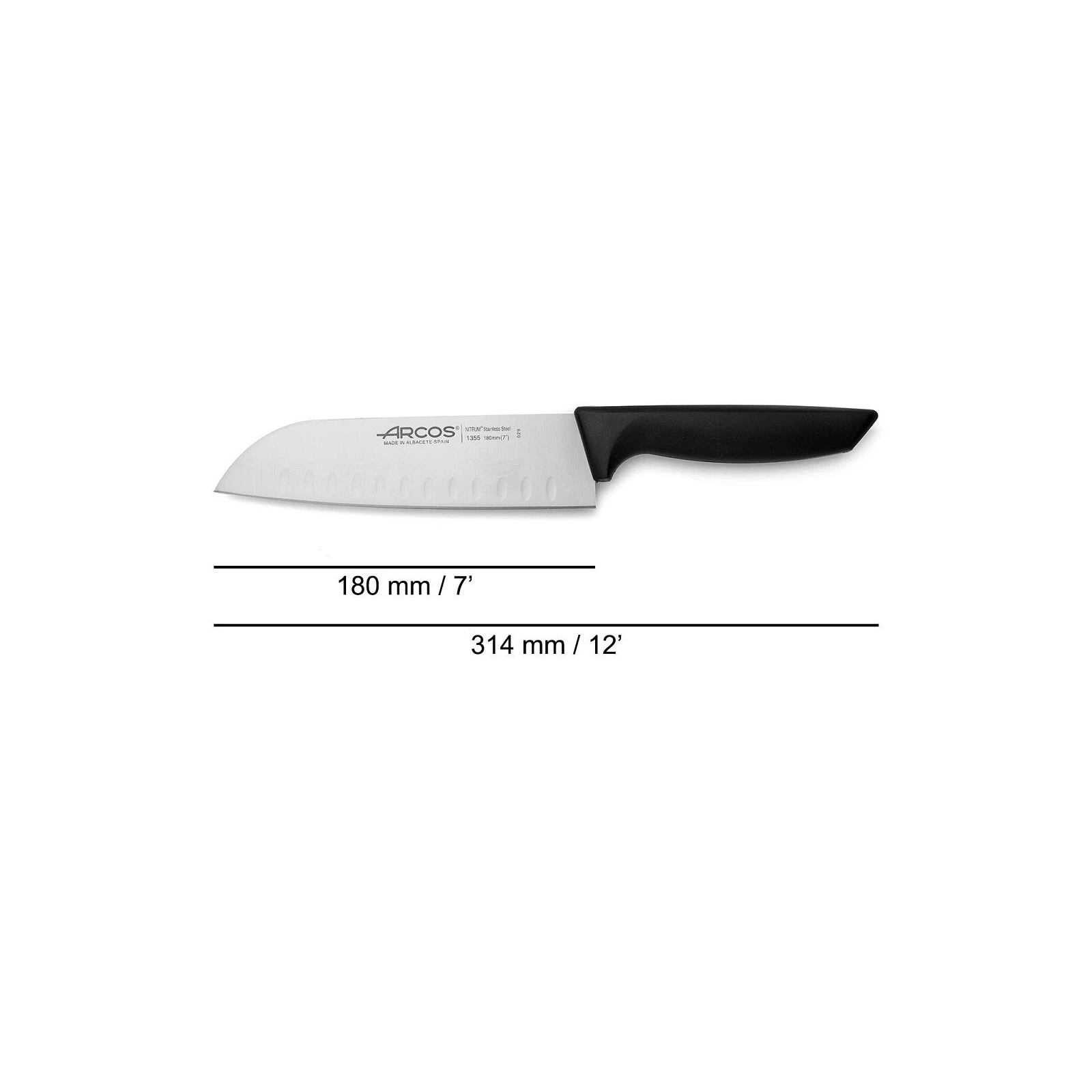 Кухонный нож Arcos Niza Сантоку 180 мм (135500) изображение 2