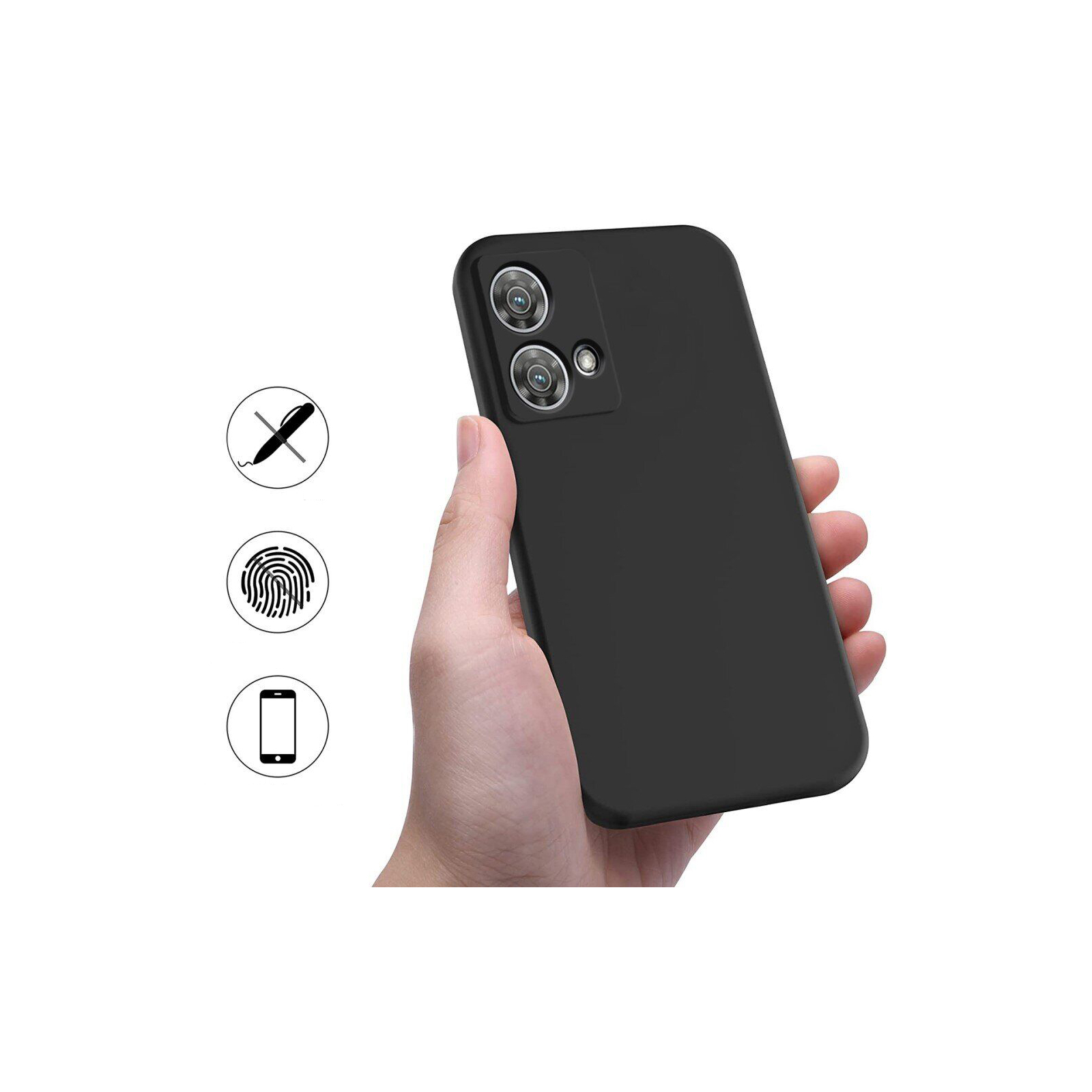 Чохол до мобільного телефона BeCover Motorola Edge 40 Neo Black (710545) зображення 5