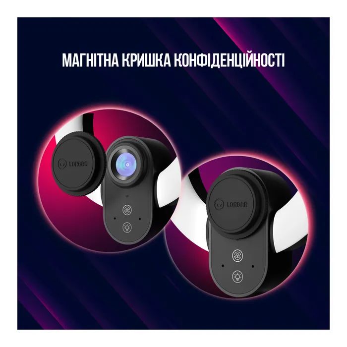 Веб-камера Lorgar Circulus 910 Streaming 5MP 1944 Auto Focus Stereo (LRG-SC910) зображення 10