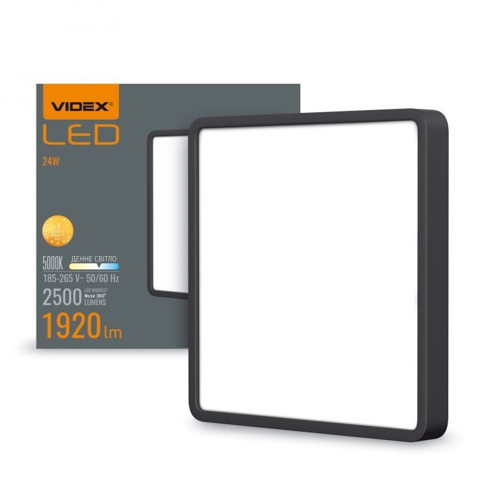 Світильник Videx 24W 5000K Black (VL-DLSS-245B) зображення 3