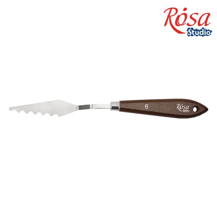 Мастихін Rosa Studio ArtWork №6 хвилястий, довжина 7,5см (6926586613714) зображення 2