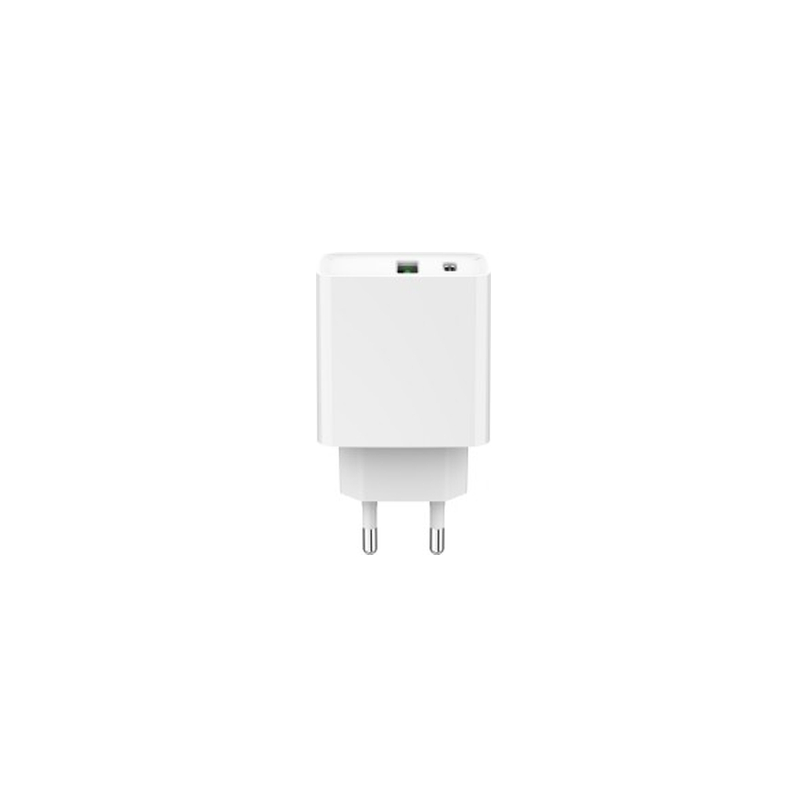 Зарядное устройство Gembird USB-A + Type-C (PD20W + QC3.0 18W) white (TA-UC-PDQC20-01-W) изображение 2