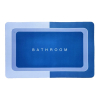 Килимок для ванної Stenson суперпоглинаючий 50 х 80 см прямокутний сіро-синій (R30938 grey-blue) зображення 3