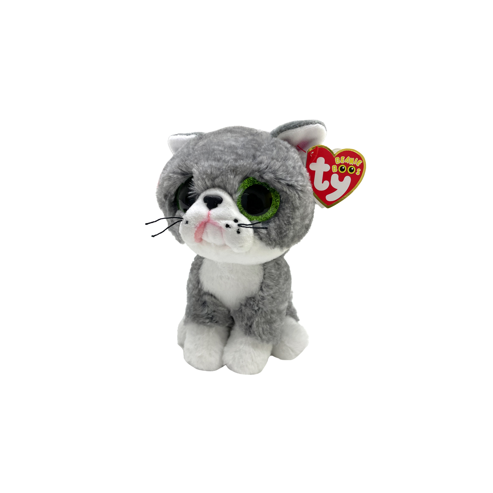 М'яка іграшка Ty Beanie Boos Cірий котик FERGUS (36581)