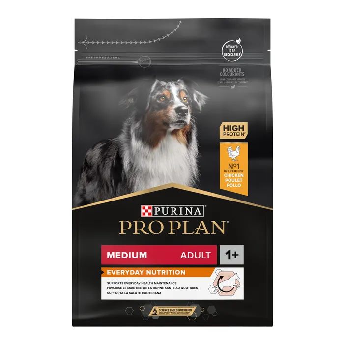 Сухий корм для собак Purina Pro Plan Dog Medium Adult з куркою 3 кг (7613035114807)