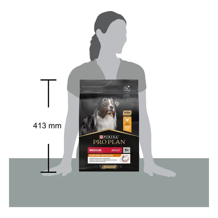 Сухий корм для собак Purina Pro Plan Dog Medium Adult з куркою 3 кг (7613035114807) зображення 4