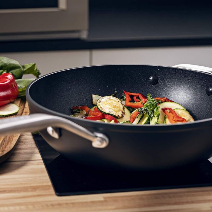 Сковорода KitchenAid Wok FHA 30 см з керамічним покриттям (CC005696-001) изображение 5