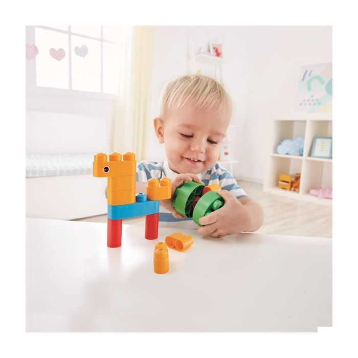 Конструктор PolyM Птицы и зверьки 13 деталей (760002)