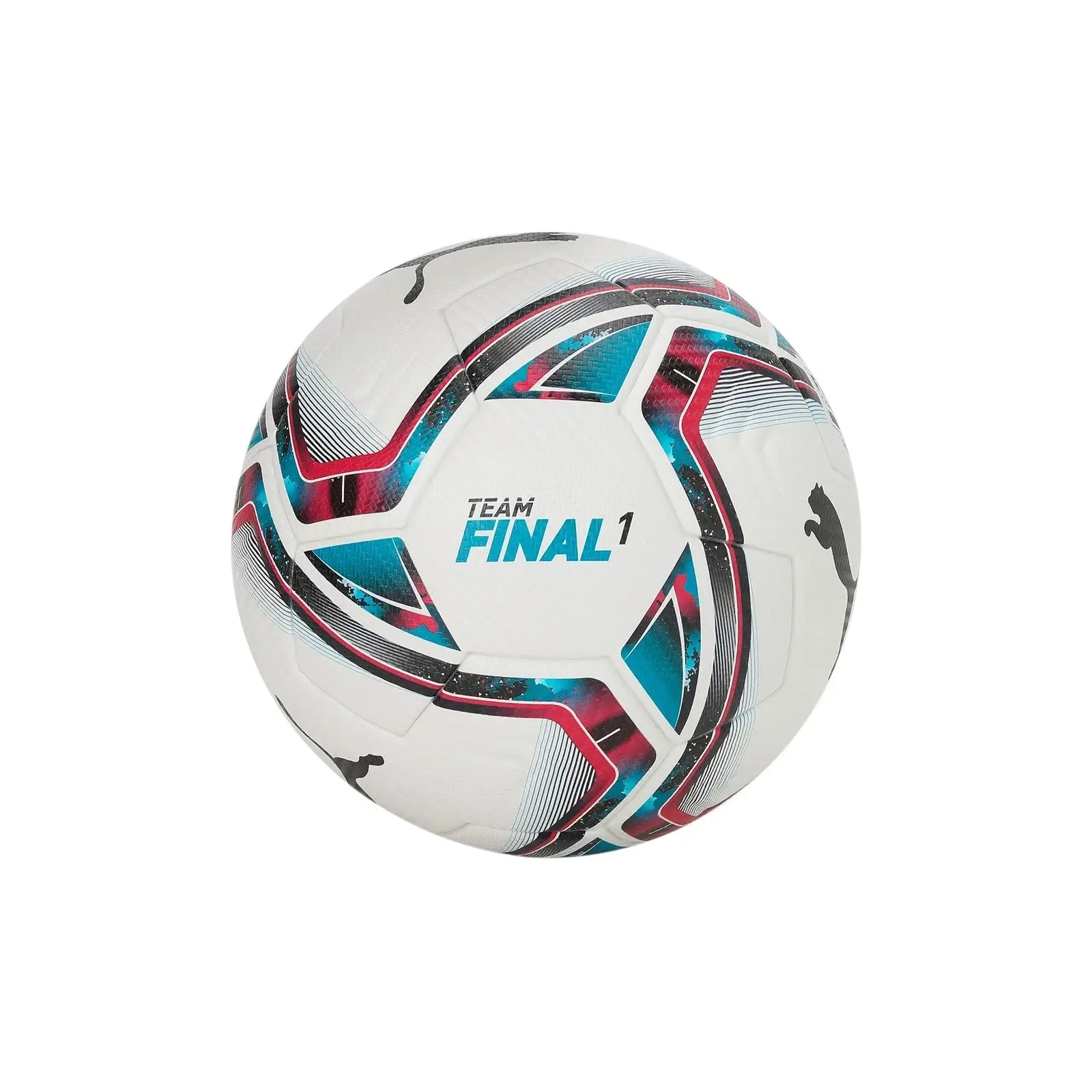 Мяч футбольный Puma team FINAL 21.1 FIFA Quality Pro Ball Уні 5 Салатовий / Чорний / Синій (4062451442637) изображение 2