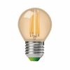 Лампочка Eurolamp LED G45 5W 530 Lm E27 3000K deco 2шт (MLP-LED-G45-05273(Amber)) изображение 2