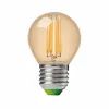 Лампочка Eurolamp LED G45 5W 530 Lm E27 3000K deco 2шт (MLP-LED-G45-05273(Amber)) зображення 2