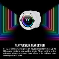 Система жидкостного охлаждения ThermalTake TH360 V2 ARGB Sync Snow Edition (CL-W365-PL12SW) изображение 8