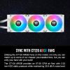 Система жидкостного охлаждения ThermalTake TH360 V2 ARGB Sync Snow Edition (CL-W365-PL12SW) изображение 9