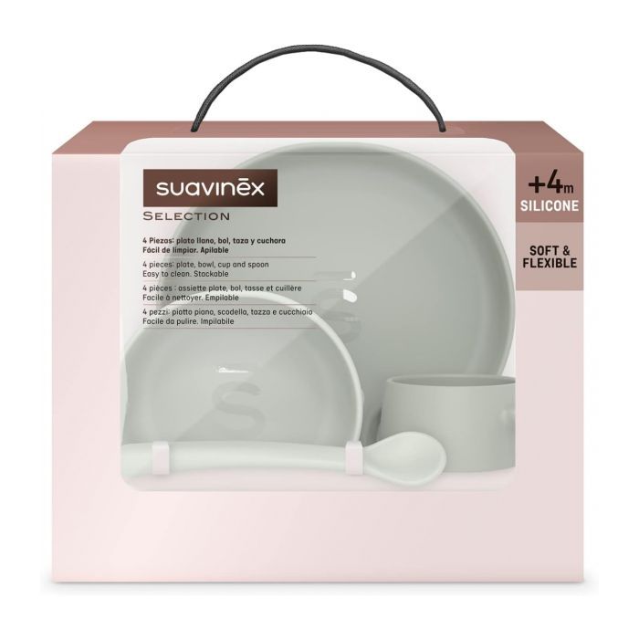 Набір дитячого посуду Suavinex Colour Essence рожевий (401543) зображення 3