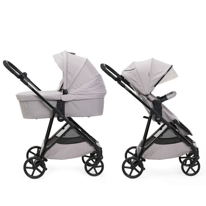 Коляска Chicco 2 в 1 Seety сіра (2900990869008) (87097.53.01)