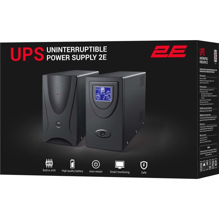Пристрій безперебійного живлення 2E 2E-ED2000 1200W (2E-ED2000) зображення 4