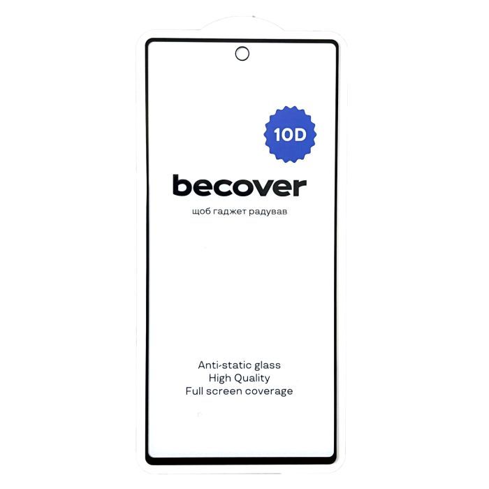 Скло захисне BeCover Google Pixel 6A 10D Black (711488) зображення 3