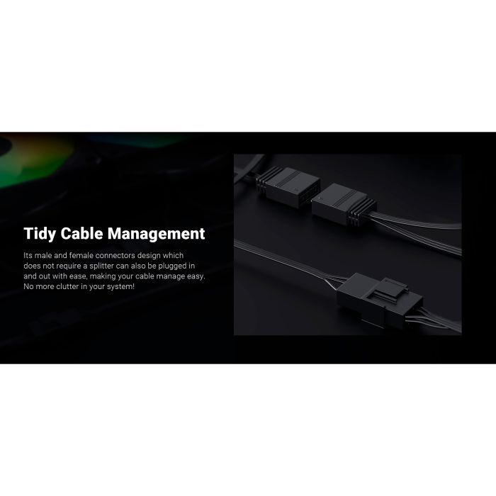 Кулер для корпуса ID-Cooling TF-12025-PRO-ARGB REVERSE изображение 11