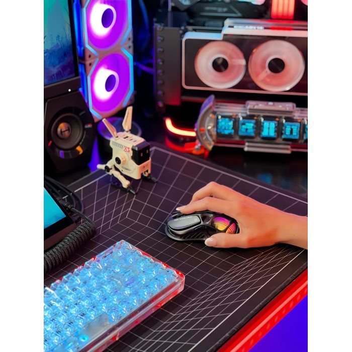 Мишка GravaStar Mercury M2 BT/WL/USB-A RGB Black (GRAVASTARM2_BLK) зображення 5