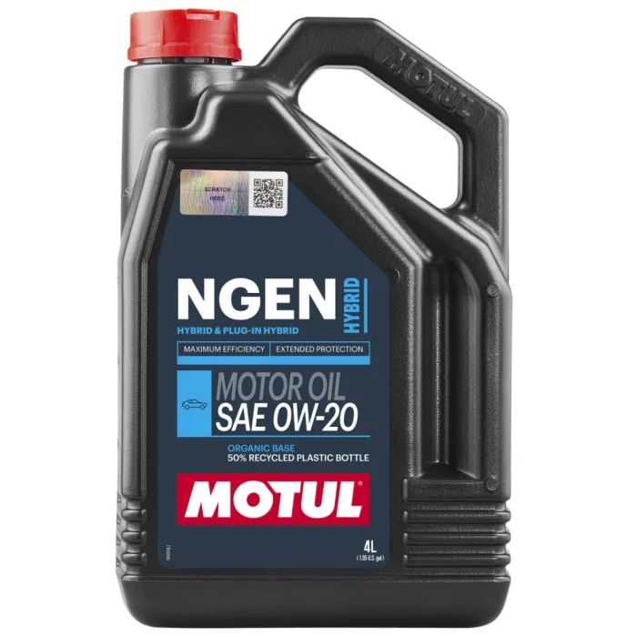 Моторное масло MOTUL NGEN Hybrid SAE 0W20 4л (111902)